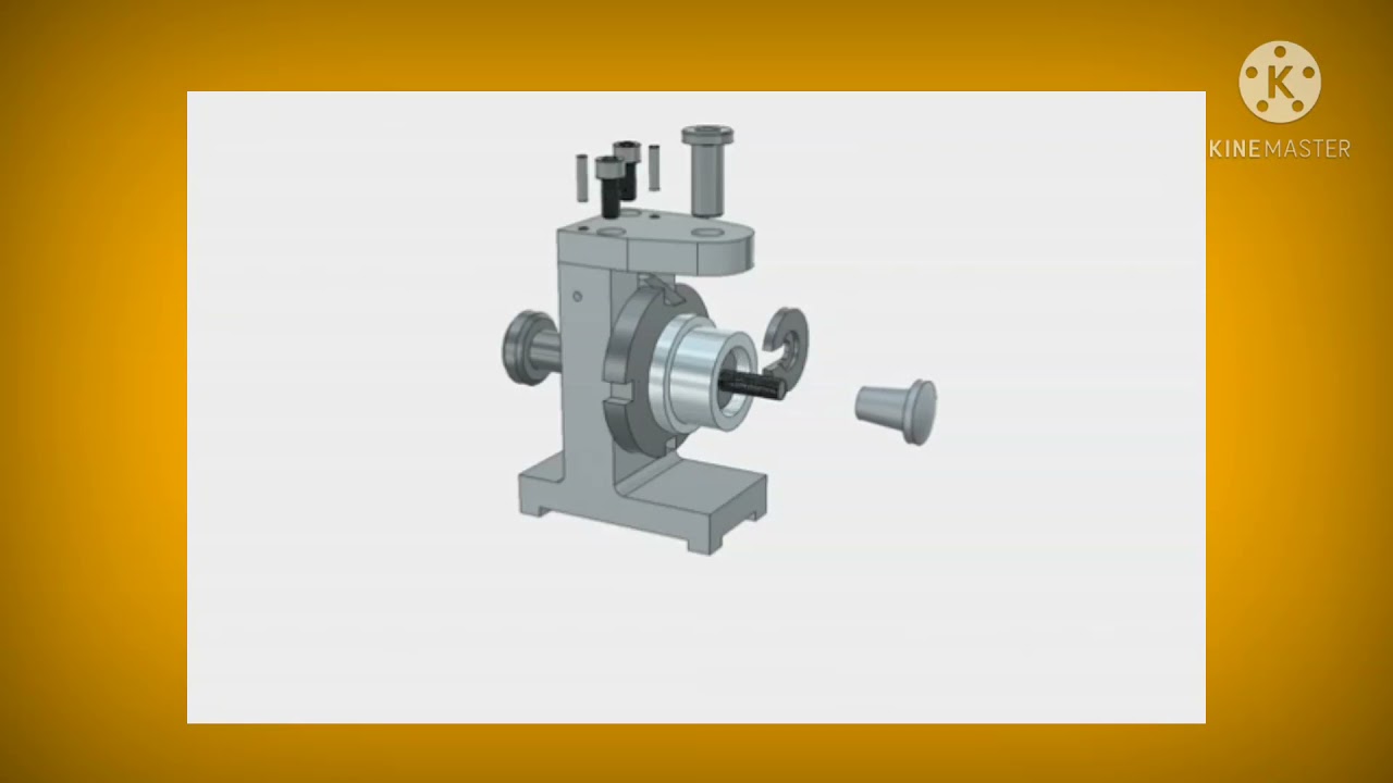 Indexing Drill Jig Mechanism in 3D Animation