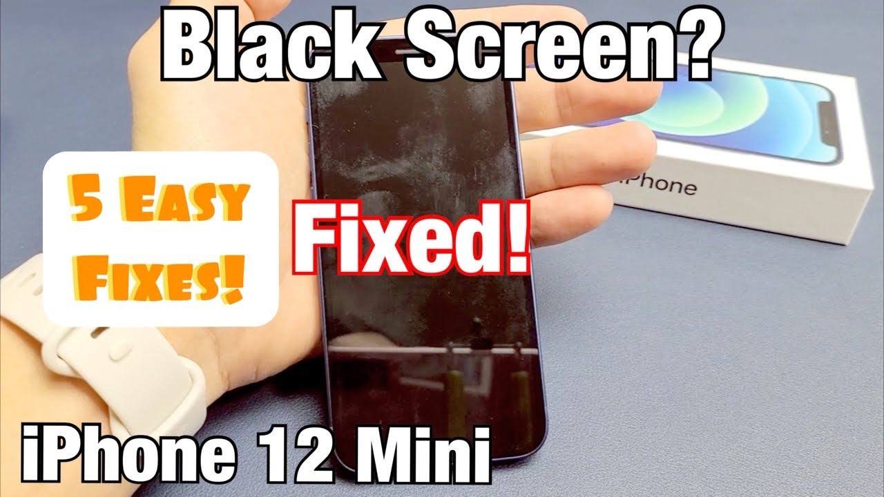 iPhone 12 Mini: черный экран, дисплей не включается? 5 простых решений!