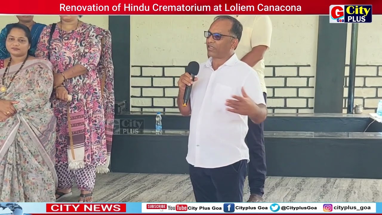 Renovation of Hindu crematorium at loliem canacona
