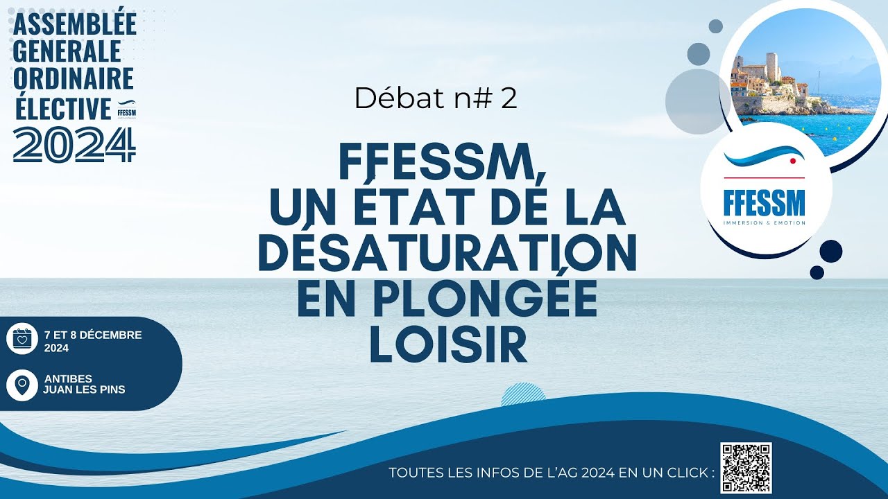 FFESSM,  état de la désaturation en plongée loisir