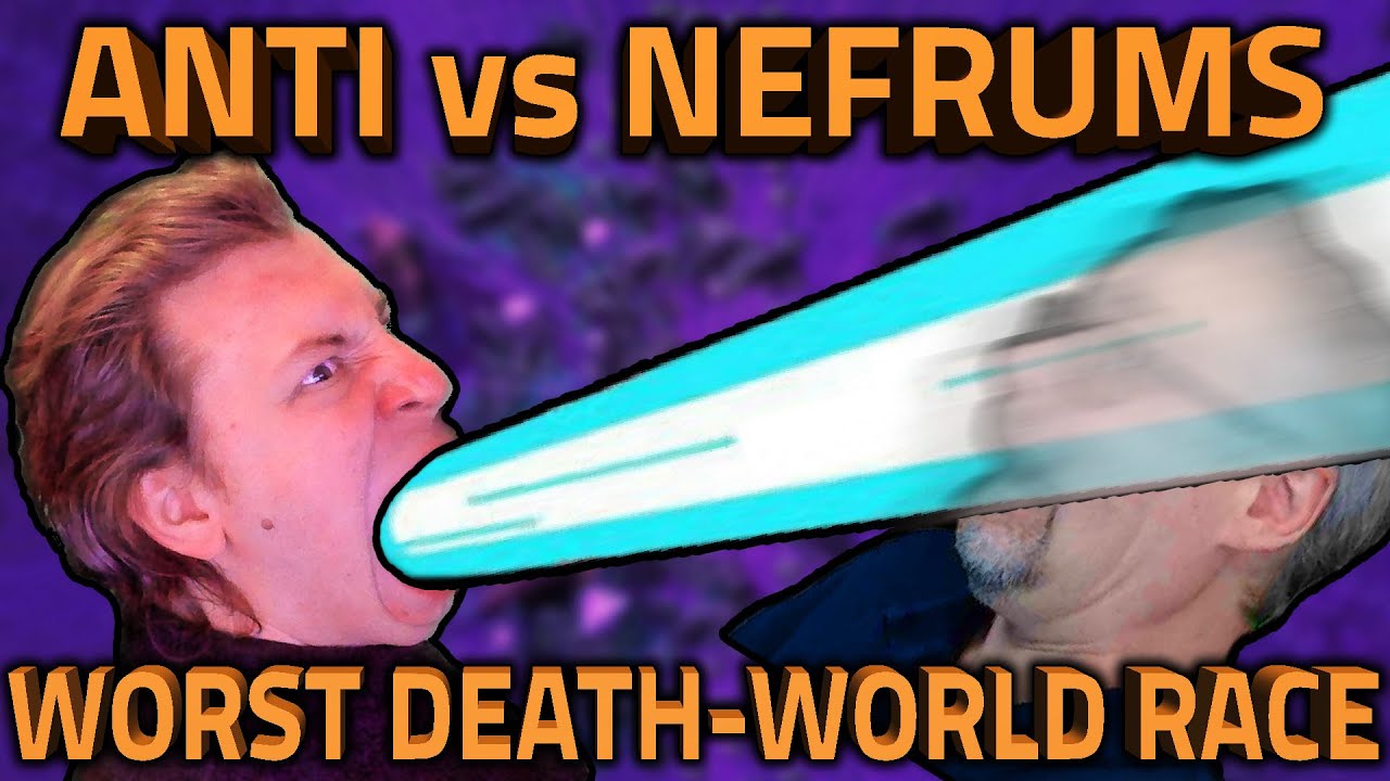 Factorio WORST Death World Race - AntiElitz vs. Nefrums [#4]