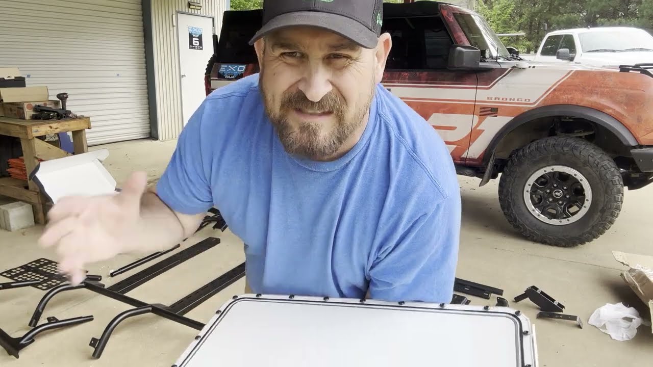 Baja Bronco BADMULE 21 Zroadz roof rack and Starlink install