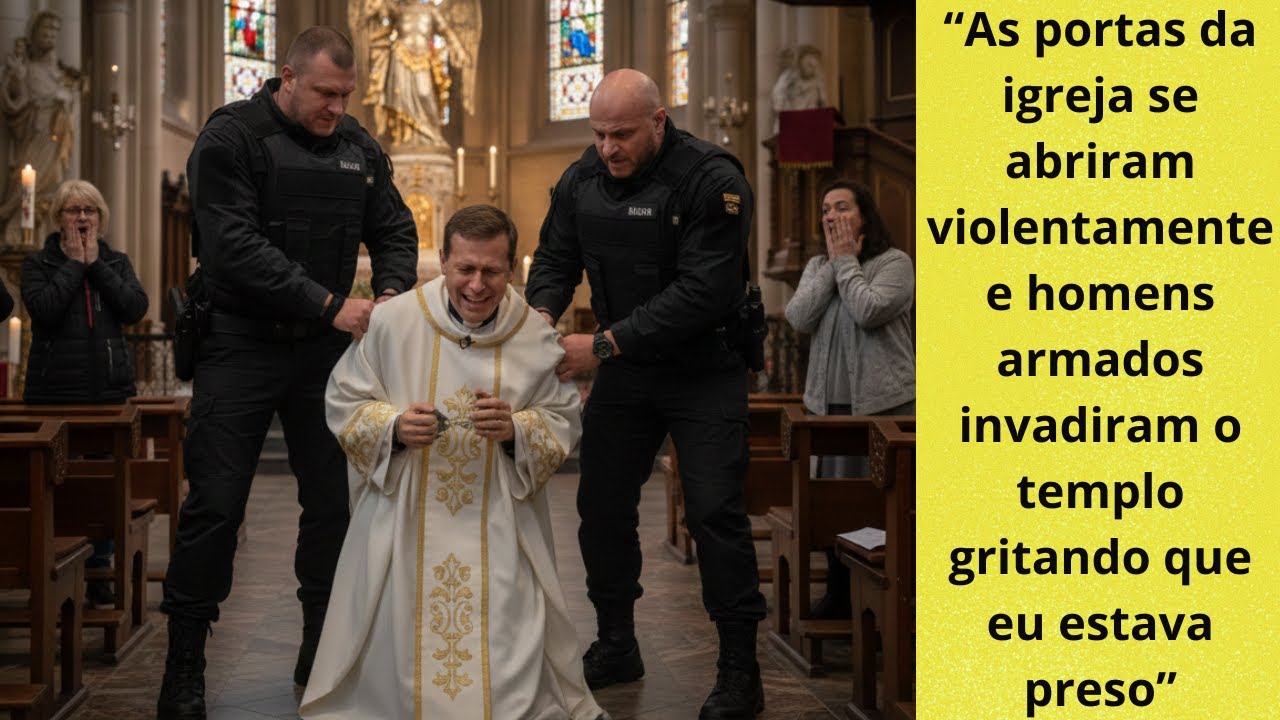 Padre foi Retirado Algemado do Altar durante missa a São Miguel Arcanjo, o final dessa história...