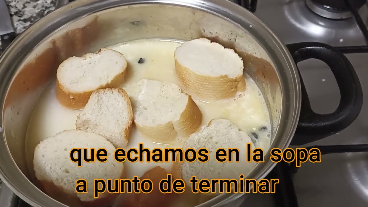 la sopa de ajo, receta especial para estas navidades