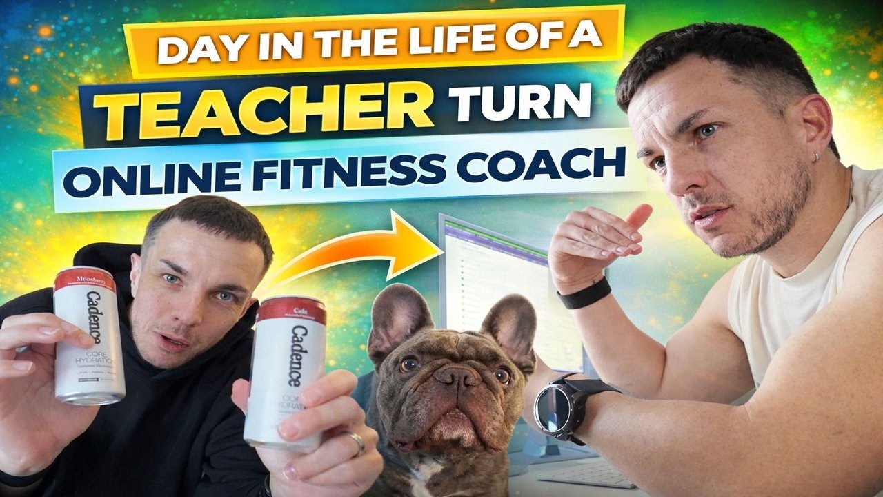 DAY IN THE LIFE OF A TEACHER TURN ONLINE FITNESS COACH!