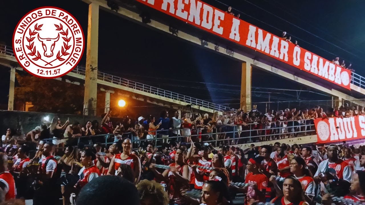 🔴 UPM 2026: DANDO UM SHOW!! Ensaio de Rua da Unidos de Padre Miguel para o CARNAVAL 2026.