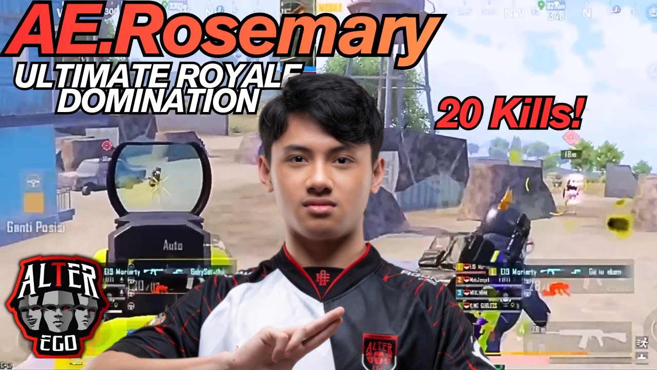 PUBG Mobile Indonesia : AE.Rosemary Ultimate Royale Highlights🔥