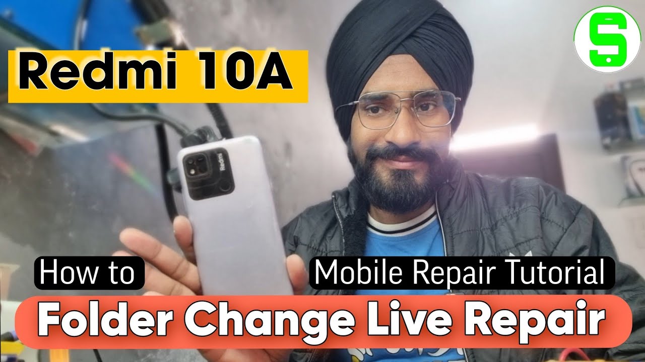 Redmi 10A Folder Change Live Repair Tutorial in Punjabi | Redmi 10A Folder Change Kive Kariye