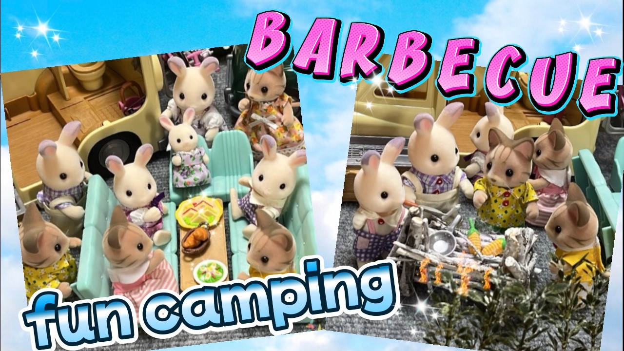 【シルバニアキャンプ】 #シルバニアファミリー #キャンプ #ハンドメイド #ドール #かわいい #baby #cocomelon