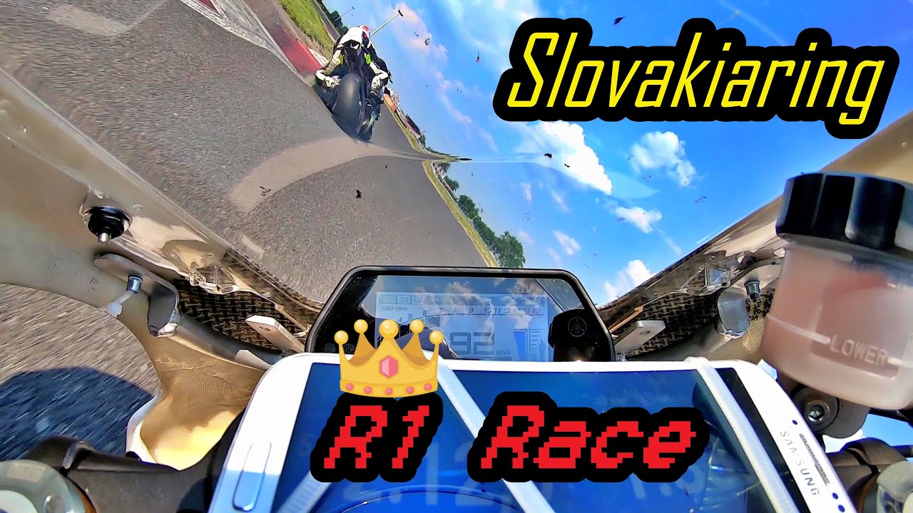 Yamaha R1 Onboard | Full Race @ Slovakiaring 8.06.21 | KUREK Racing | Best 2,12,2 | MotoVlog CRMoto