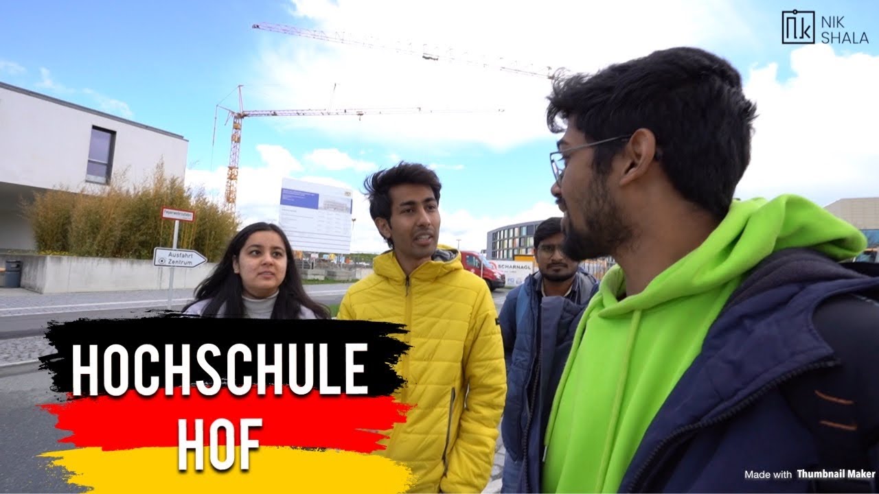 Hochschule Hof campus tour by Nikhilesh Dhure / HOF UNIVERSITY OF APPLIED SCIENCES