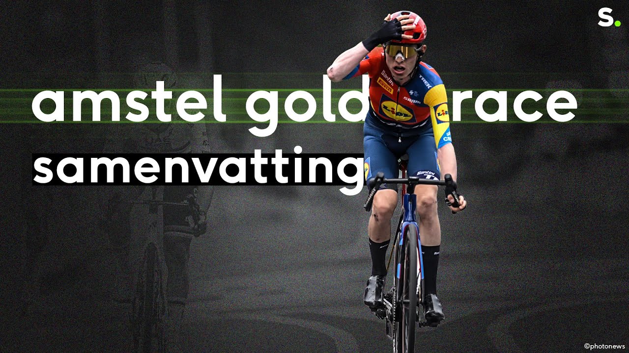 Mattias Skjelmose klopt Tadej Pogacar en Remco Evenepoel na zinderende Amstel Gold Race
