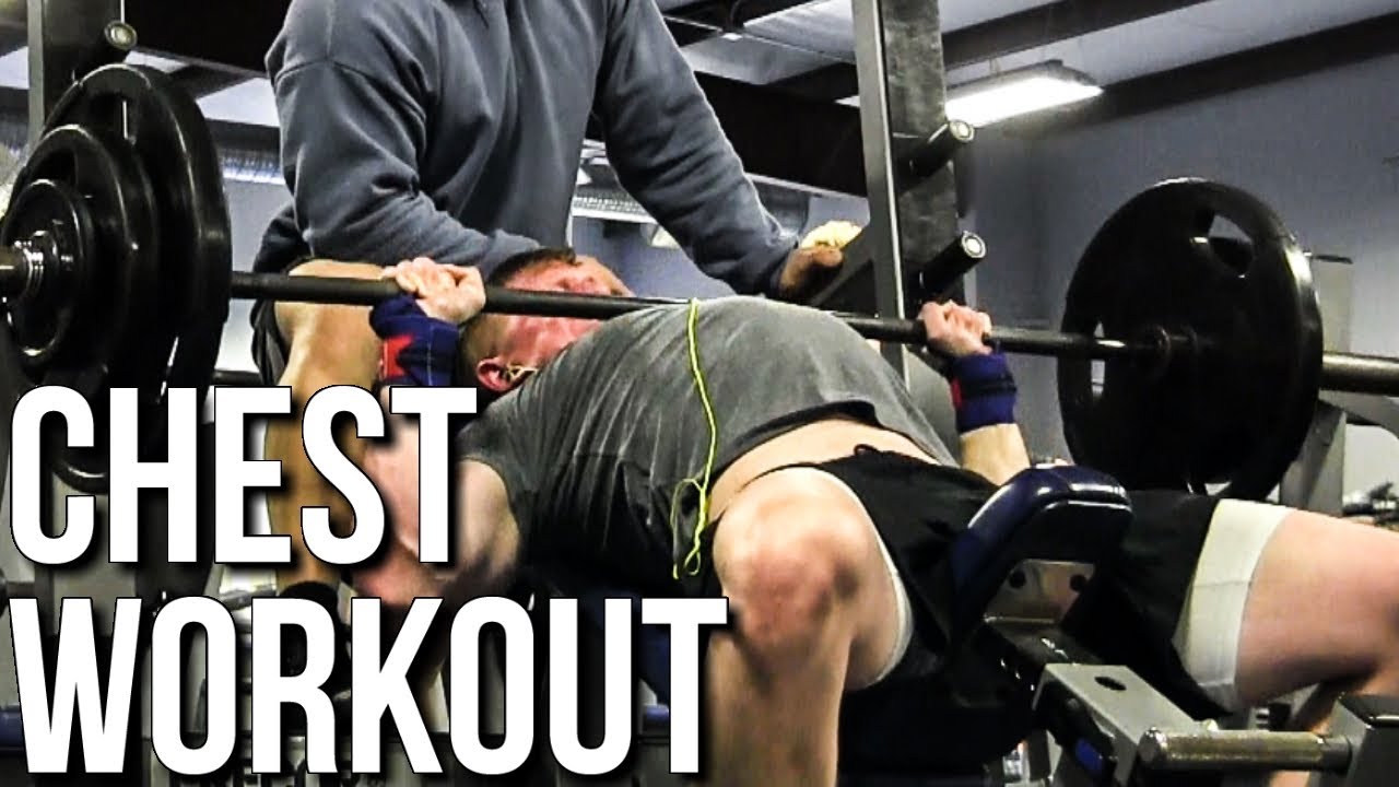 Bodybuilding Chest Workout & What's In My Gym Bag