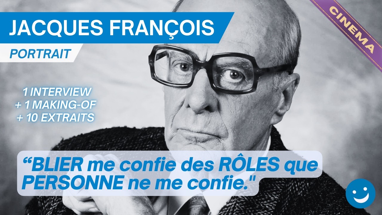 JACQUES FRANÇOIS “Blier me confie des rôles que personne ne me confie ” ☻ ‪@humoristes #portrait