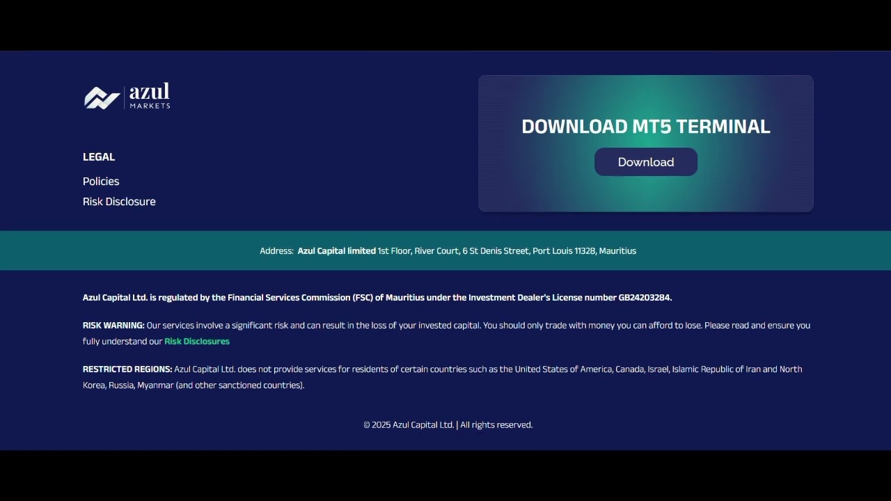 AzulMarkets.com Scam Broker Alert: Investors Report Withdrawal Fraud and Fake Tax Demands