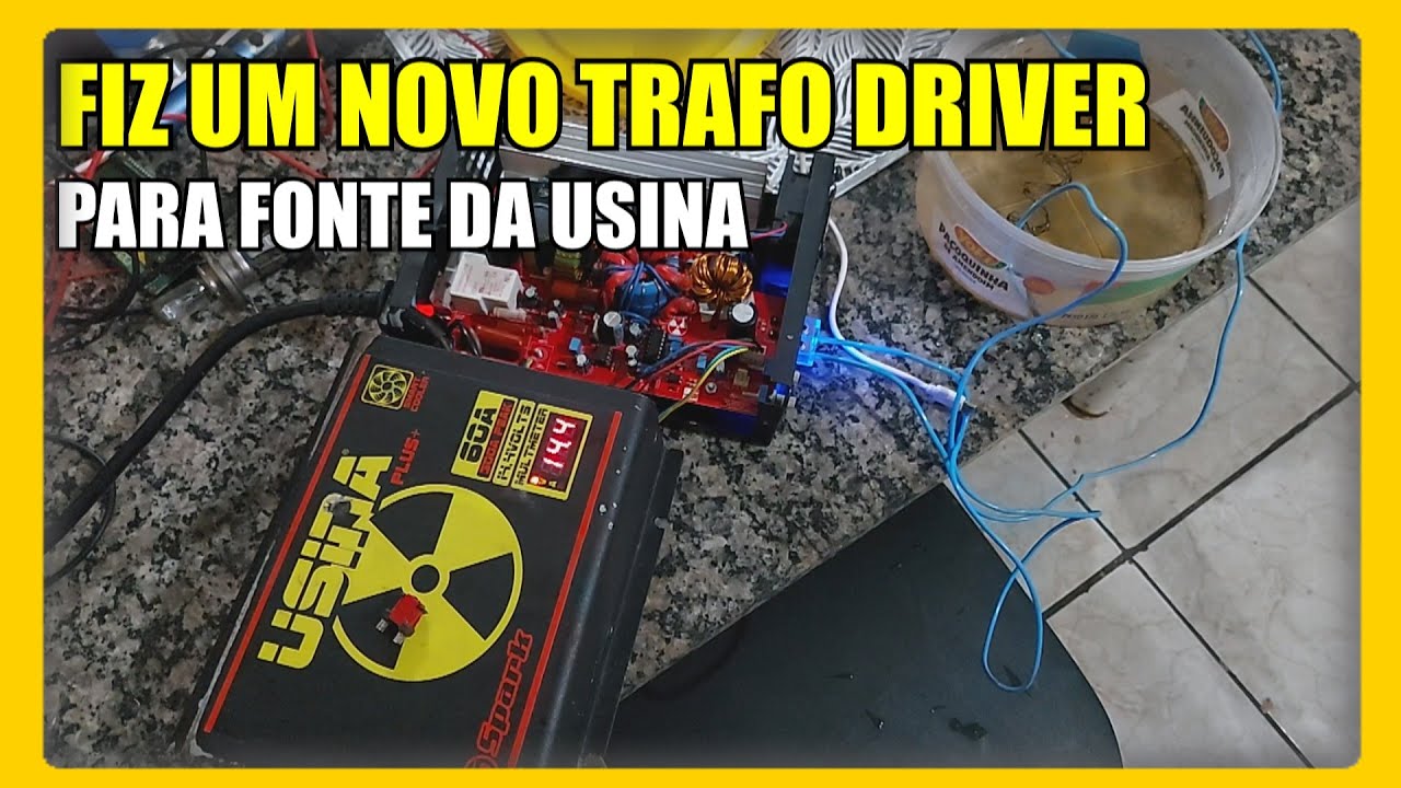 MONTE SEU PRÓPRIO TRAFO DRIVER PARA FONTE USINA, POTÊNCIA TOTAL !!!