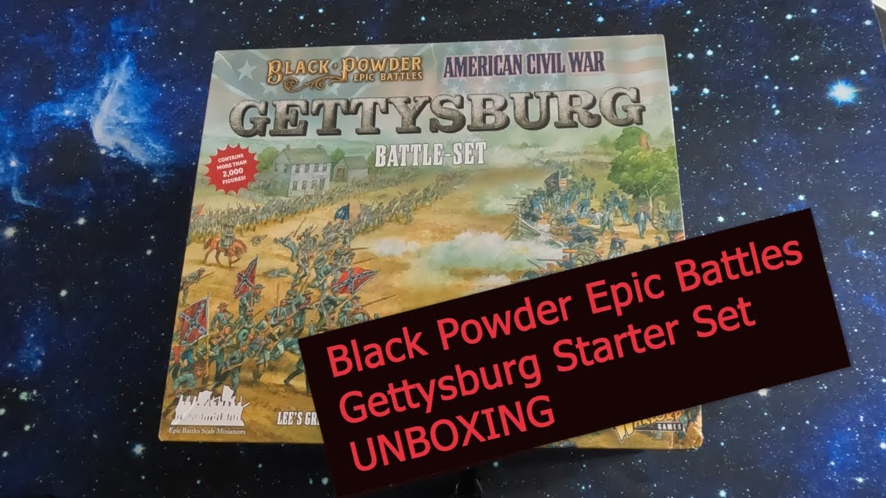 Unboxing - Black Powder Epic Battlers Gettysburg Battle Set