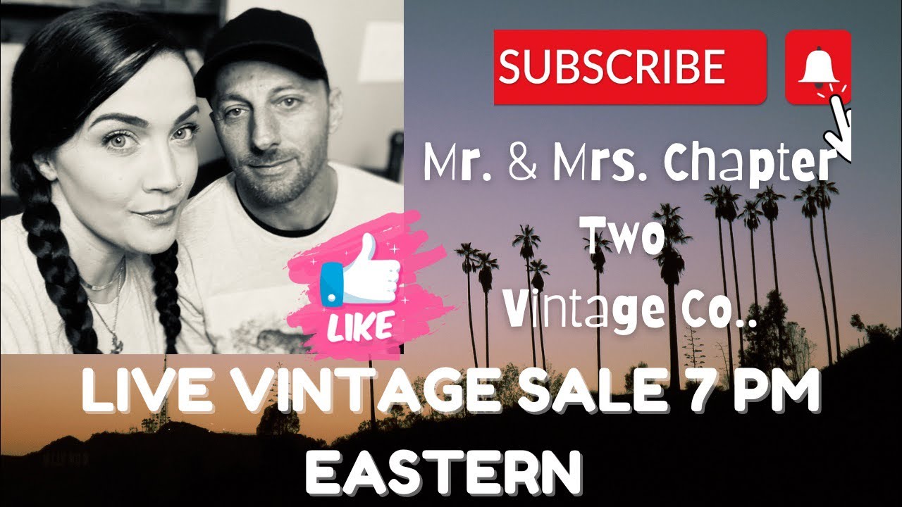 💜Live Vintage Sale!💜
