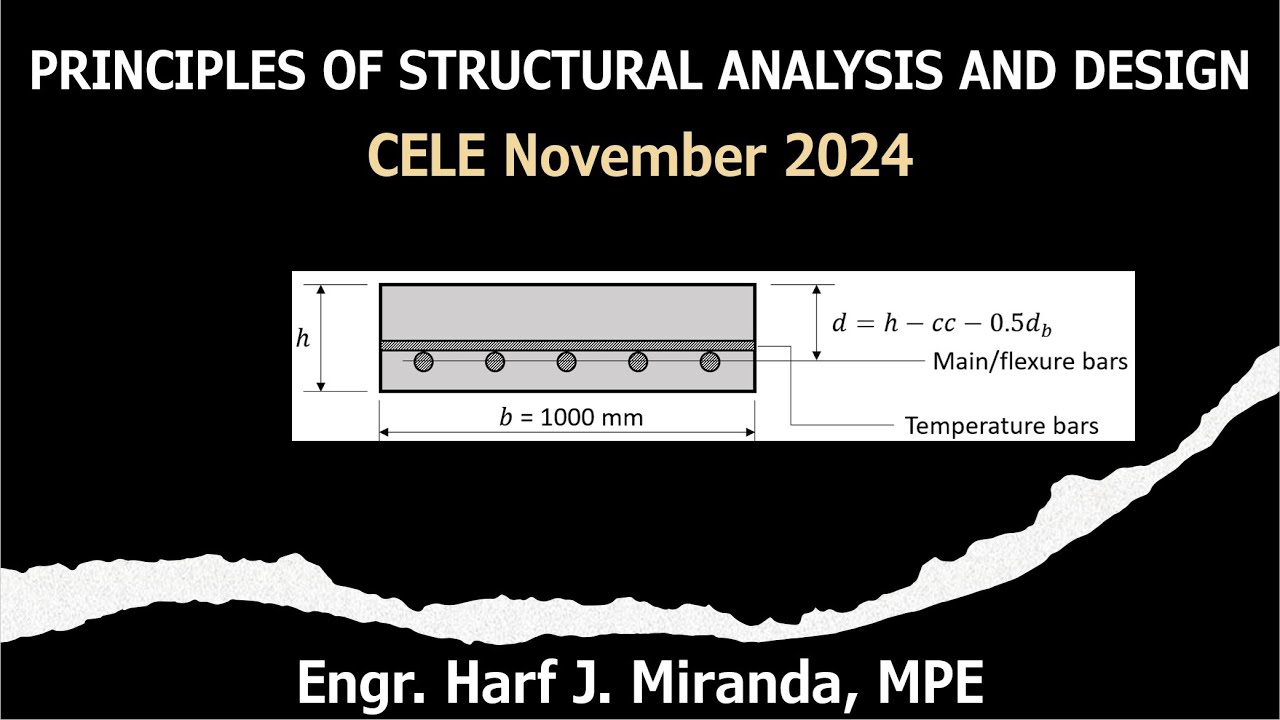PSAD SITUATION 148: Design and Analysis of One-Way Slab | CELE November 2024