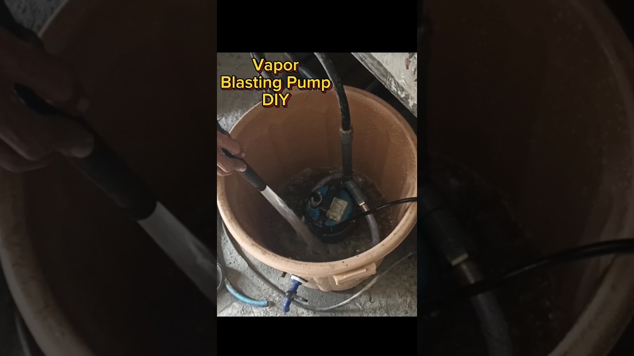 Vapor Blasting, Pump Agitator. DIY. #restorasi #vaporBlasting #VapourBlasting #wetblast