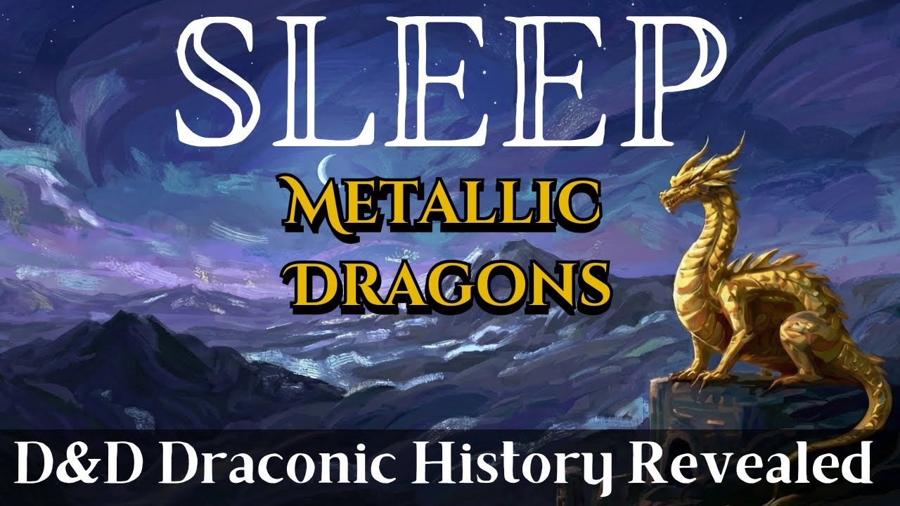 Metallic Dragons' Vigil: Guardians of Justice and Order | Soothing and Calm | D&D Lore To Sleep To