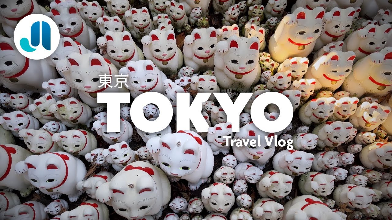 Lucky Cat Temple & First Night in Tokyo | Japan Travel Vlog • Ep. 1