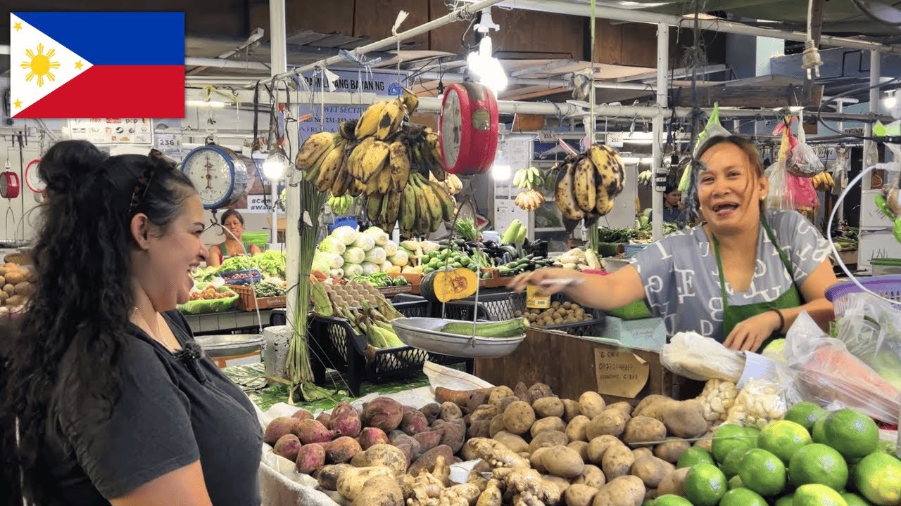 🇵🇭 First Wet Market Shopping in Makati Manila (Philippines Daily Life Vlog)