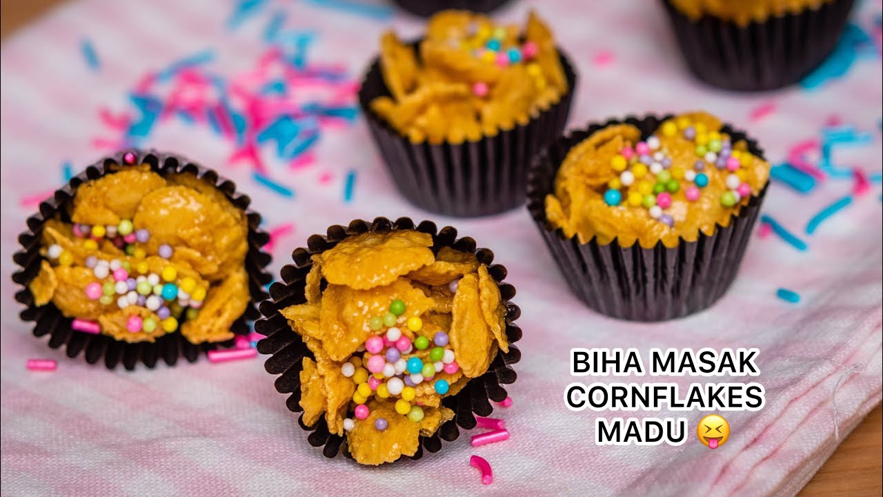 CARA MASAK CORNFLAKES MADU TANPA OVEN 😋