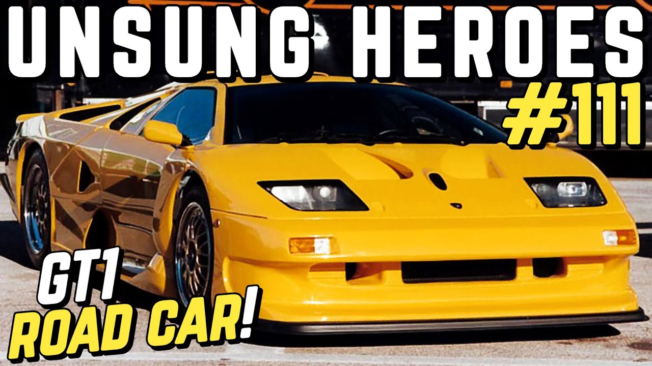 UNSUNG HEROES #111 - The Lamborghini Diablo GT1 Stradale