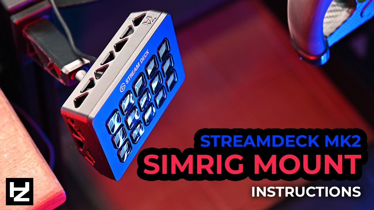 StreamDeck MK2 SimRig Mount Instructions / SimRig Halterung