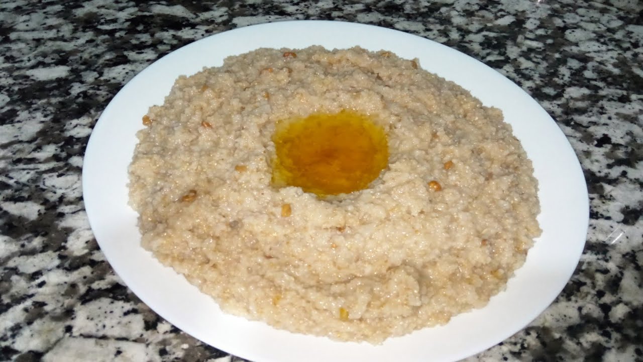 عصيدة بلبولة الشعير بطريقة سهلة وبنينة بزاف😋بزاف