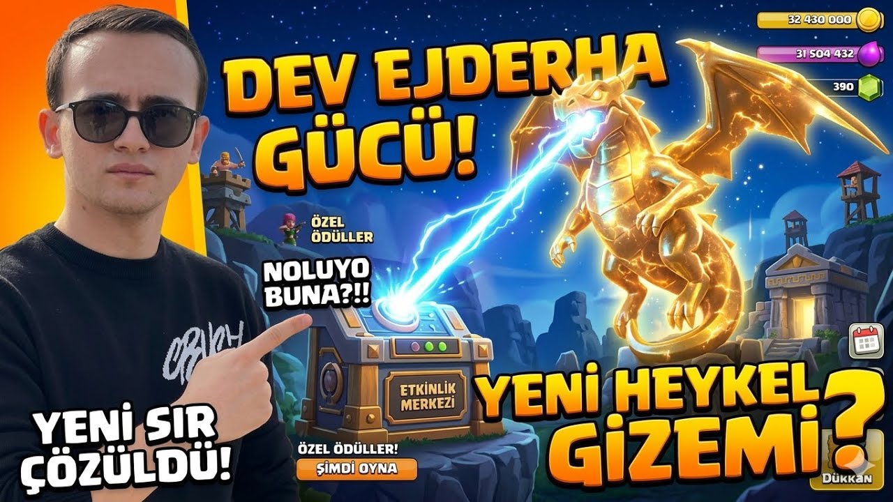 Clash Of Clans yeni etkinlikle gelen yeni dekarasyon 🐉