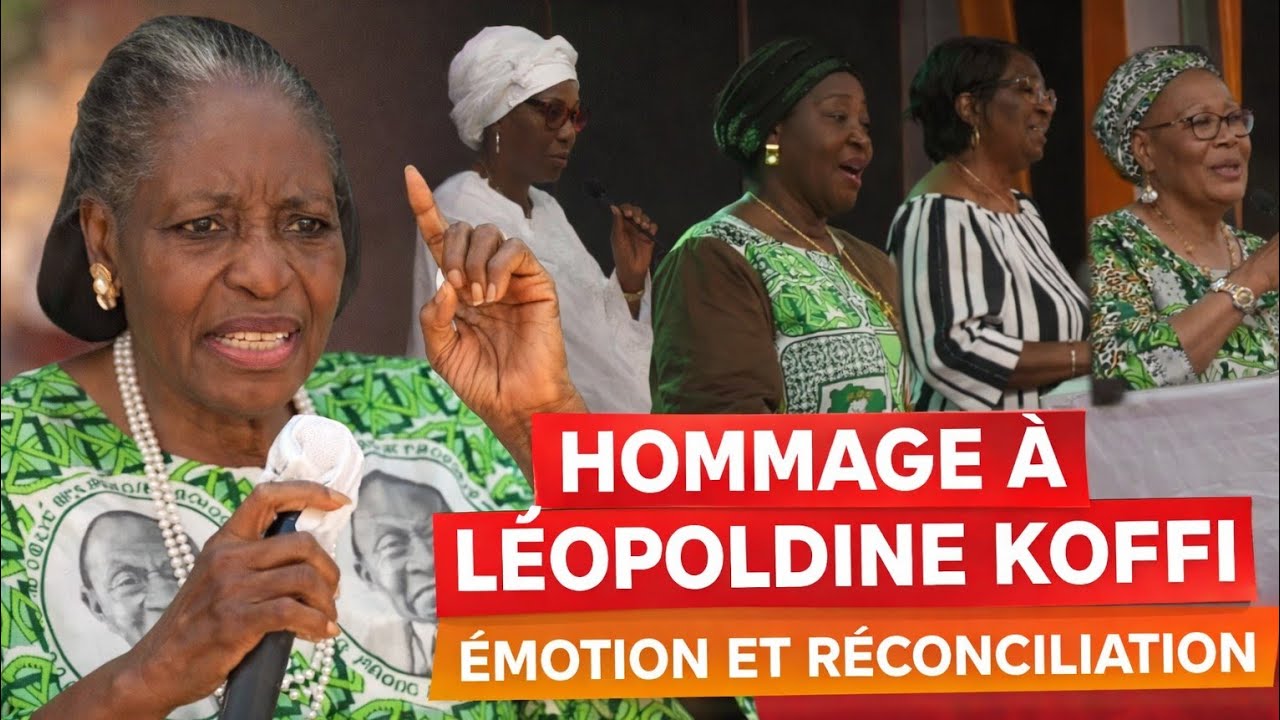 HOMMAGE À LÉOPOLDINE KOFFI : L’ÉMOTION AU PALAIS DE LA CULTURE, LES TÉMOIGNAGES QUI MARQUENT