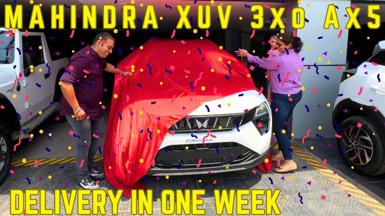 Taking Delivery Of Mahindra Xuv 3xo Ax5 Petrol Mt | Delivery Vlog