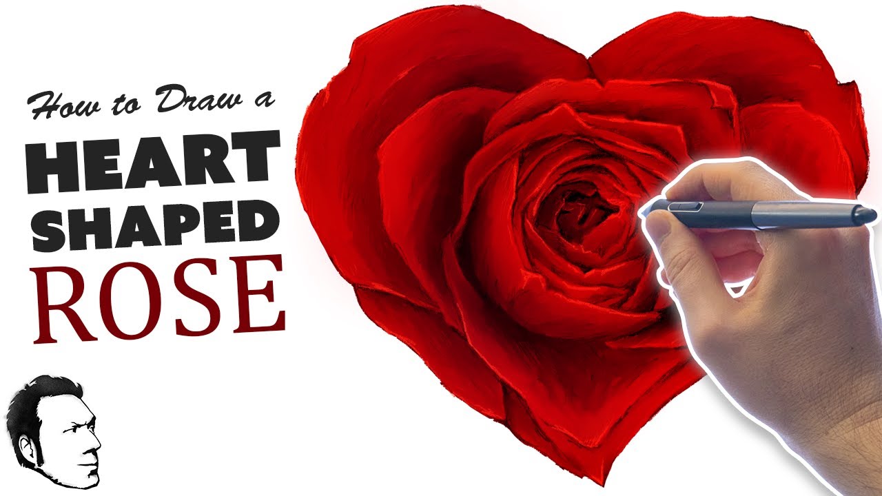 How to Draw a Heart Shaped Rose - Clip Studio Paint