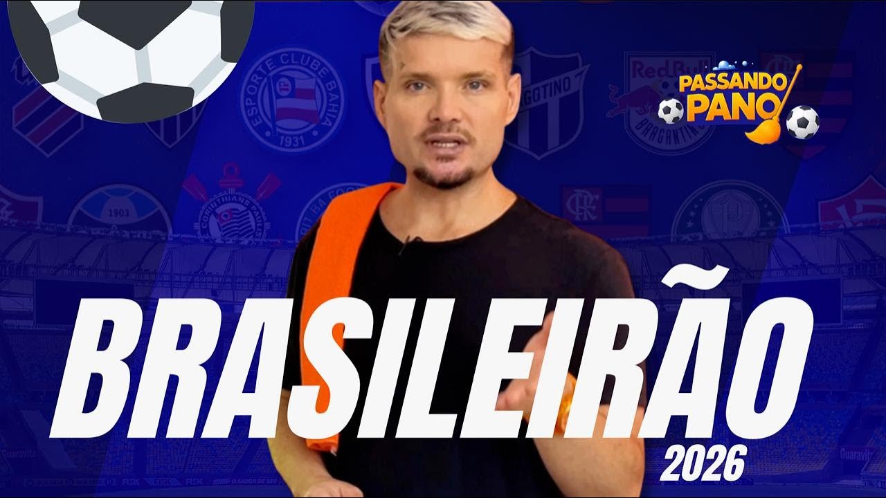 BRASILEIRÃO AO VIVO | 03/02/2026 - PASSANDO O PANO ⚽