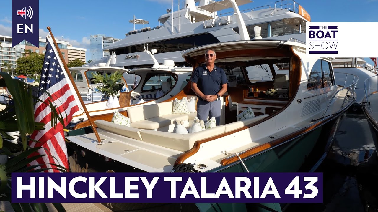 HINCKLEY TALARIA 43 - Motor Boat seen at Palm Beach Boat Show 2025 - The Boat Show