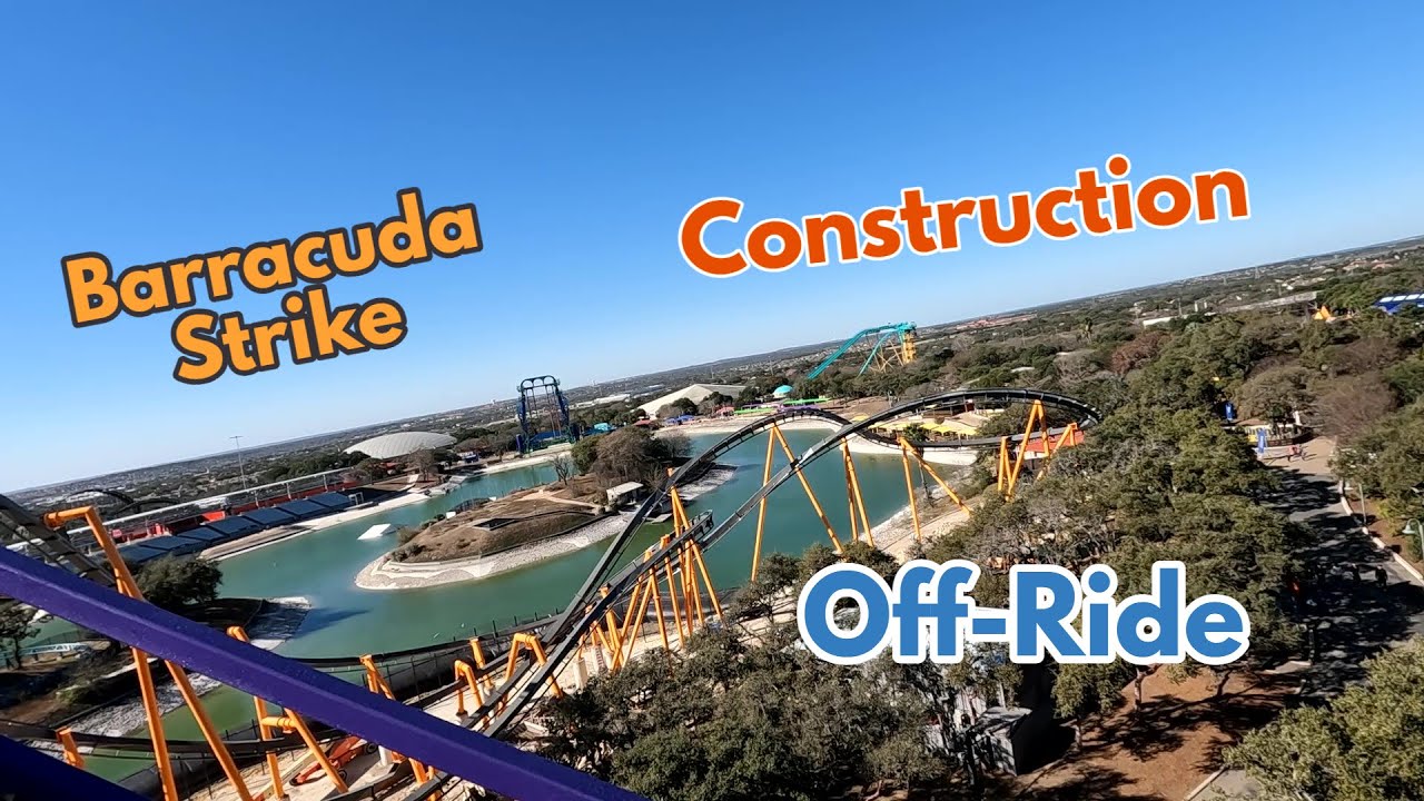 SeaWorld San Antonio | Off-Ride, Barracuda Strike Construction