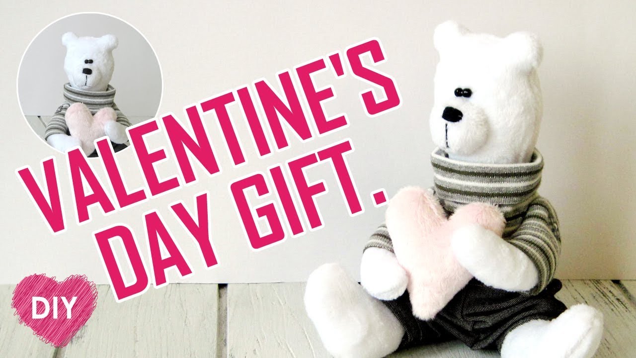 DIY. ❤️ How to sew a bear with a heart. Valentine's Day Gift. ❤️