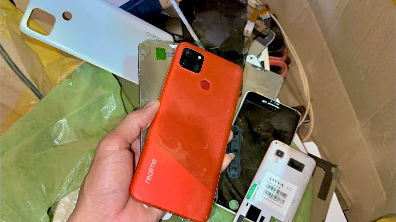 Restoration Realme C12 broken lcd…