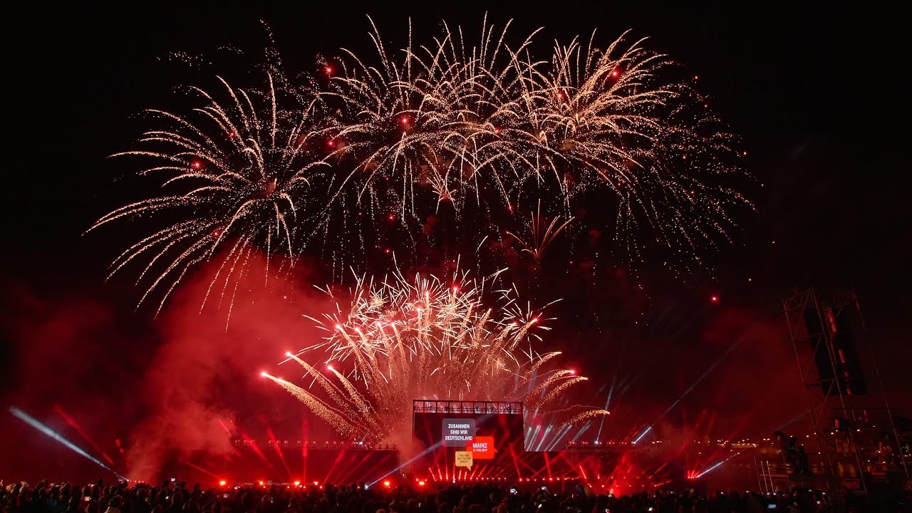 Tag der Deutschen Einheit - Mainz 2017 (nur Feuerwerk)