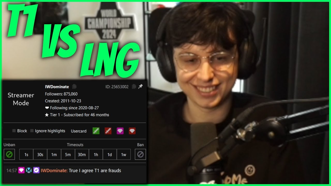 Caedrel Asks Dom Who Wins A T1 VS LNG Matchup
