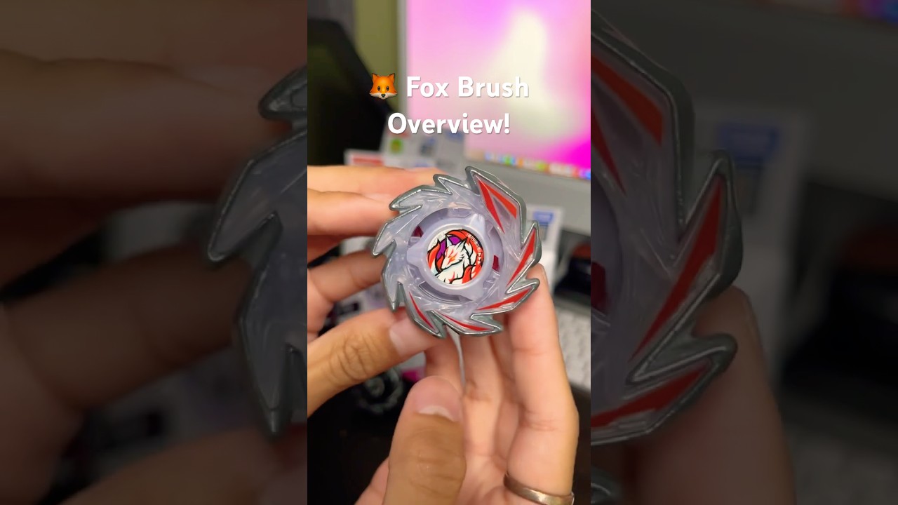 🦊 Fox Brush Quick Review! #beybladex