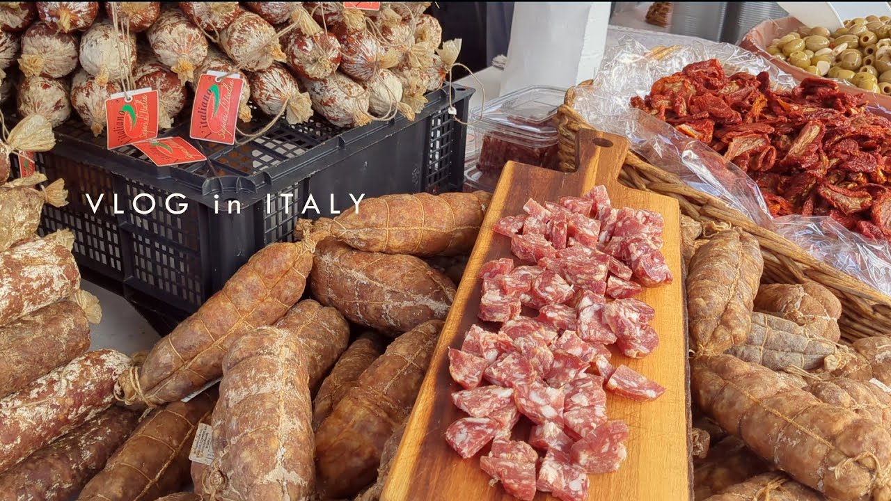 【イタリア暮らし】青空市場と美味しいものたち | 夫婦ふたりご飯 | 秋のメルカート