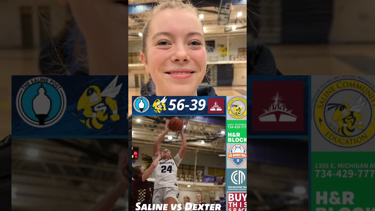 Talking to Keira Roehm. Saline basketball wins a crucial SEC Red contest.