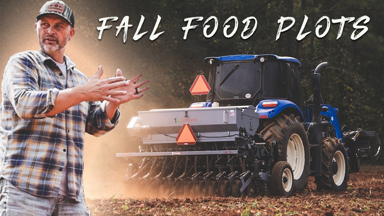 Planting FOOD PLOTS in Georgia when it's Dry & Dusty! No Till Drill & Tractors!