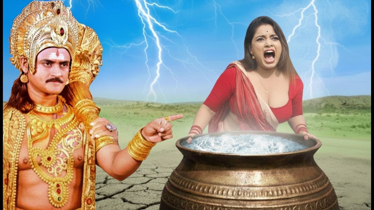 यमराज ने इस औरत को उबलते पानी में बैठने की सजा क्यों दी | Yamraj Comedy @minitv86