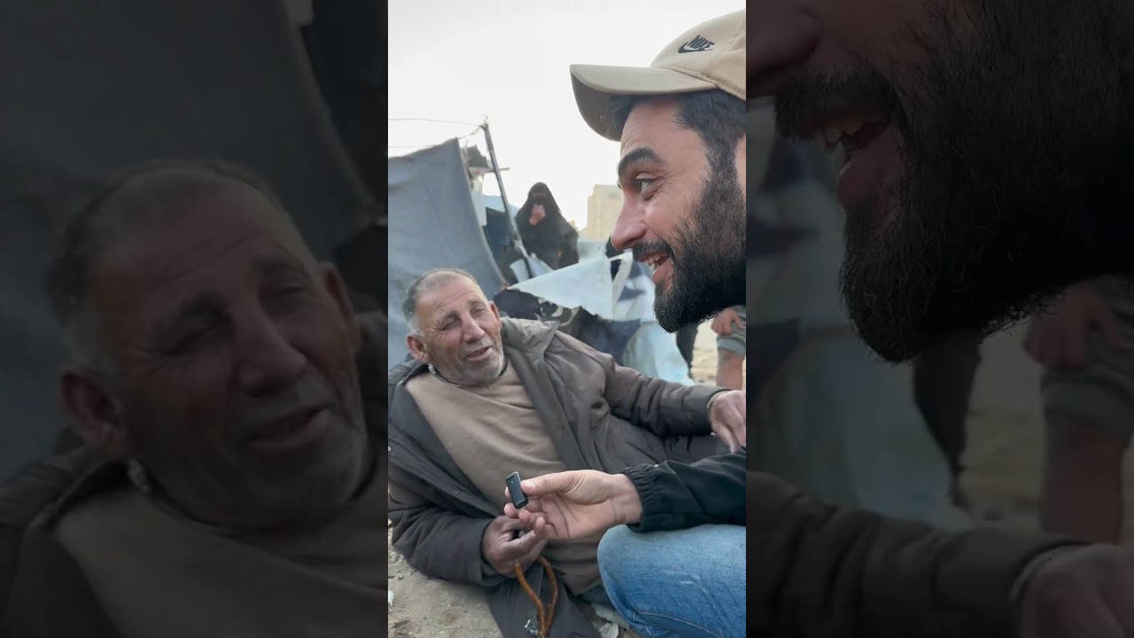 مسابقة مع النازحين من بيت لاهيا شمال غزة