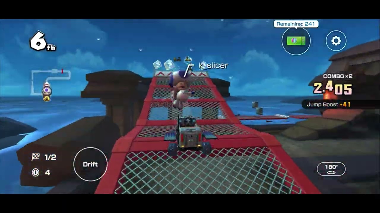Mario Kart Tour Gameplay - Astronaut Toad