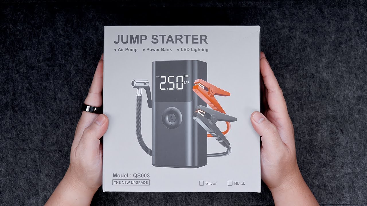 4-in-1 Jump Starter with Air Pump Para Kay Big Wolf!